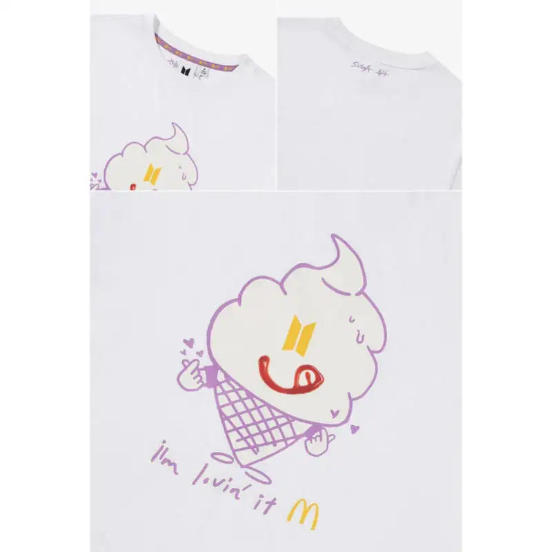 BTS x McD - Saucy Short Sleeve T-Shirt - BTS - Clothing - Harumio