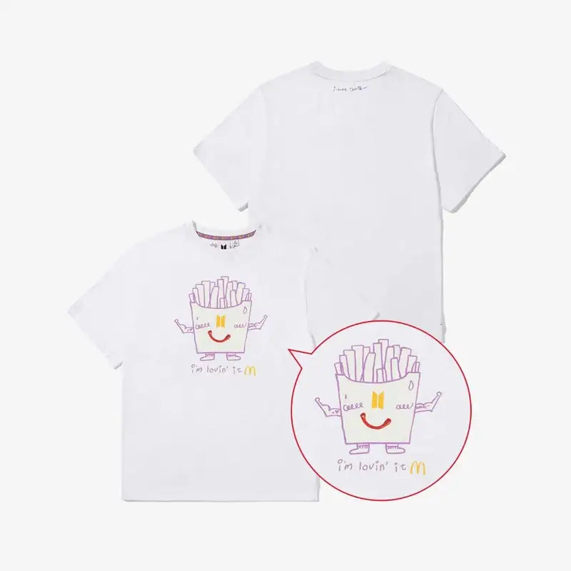 BTS x McD - Saucy Short Sleeve T-Shirt - BTS - Clothing - Harumio