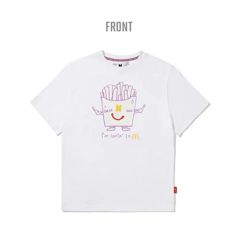 BTS x McD - Saucy Short Sleeve T-Shirt - BTS - Clothing - Harumio