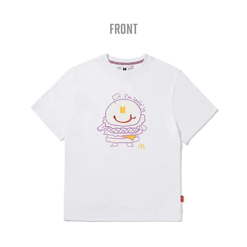 BTS x McD - Saucy Short Sleeve T-Shirt - BTS - Clothing - Harumio
