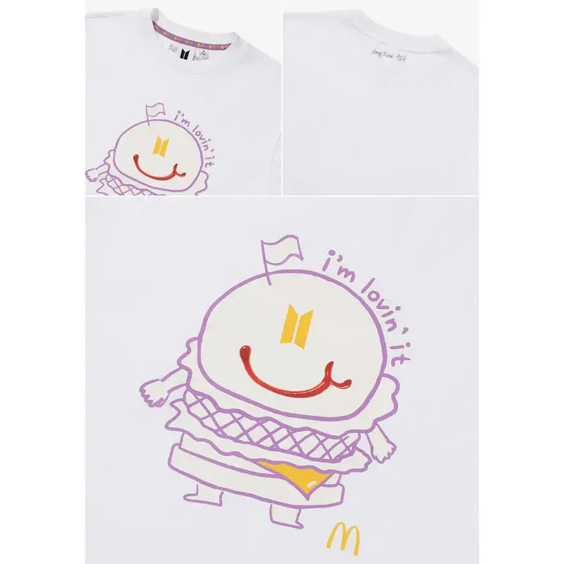 BTS x McD - Saucy Short Sleeve T-Shirt - BTS - Clothing - Harumio