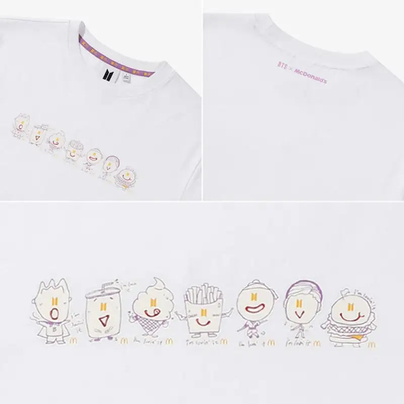 BTS x McD - Saucy Short Sleeve T-Shirt - BTS - Clothing - Harumio