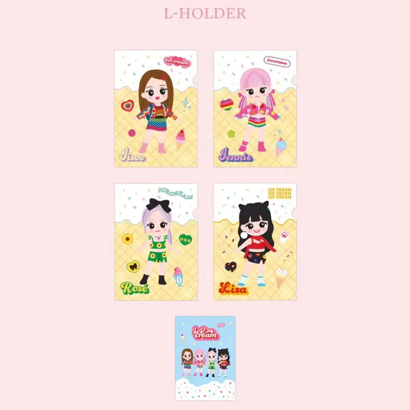 BlackPink - 5THBP L-Holder Ice Cream - BlackPink - Accessories - Harumio