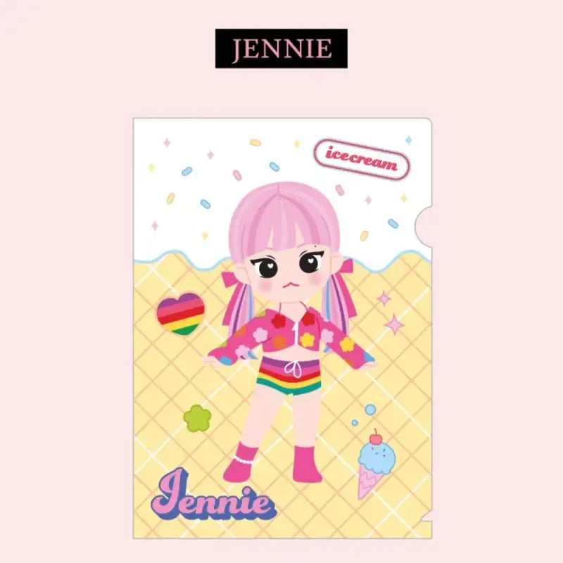 BlackPink - 5THBP L-Holder Ice Cream - BlackPink - Accessories - Harumio