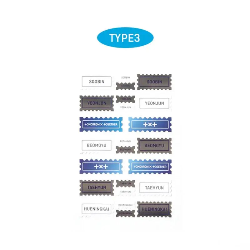 TXT - Freeze Stamp Sticker - TXT - Accessories - Harumio