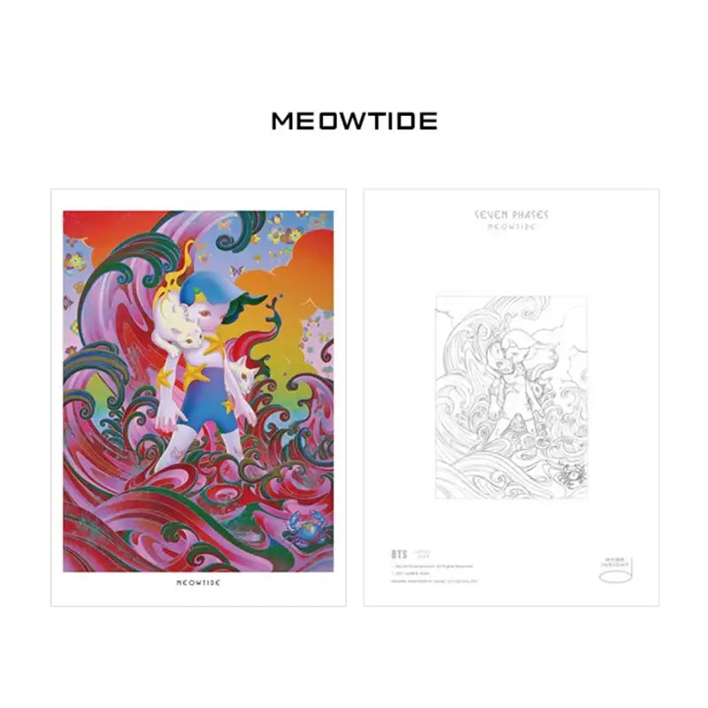 HYBE INSIGHT - SEVEN PHASES Poster Set - HYBE INSIGHT - Posters - Harumio