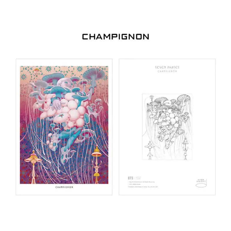 HYBE INSIGHT - SEVEN PHASES Poster Set - HYBE INSIGHT - Posters - Harumio