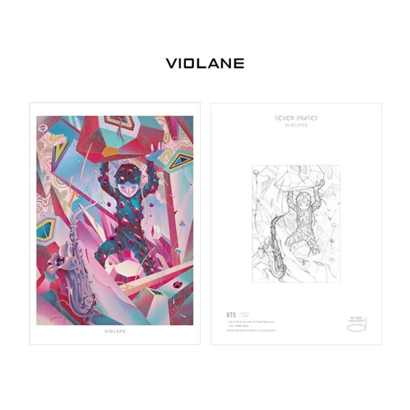 HYBE INSIGHT - SEVEN PHASES Poster Set - HYBE INSIGHT - Posters - Harumio