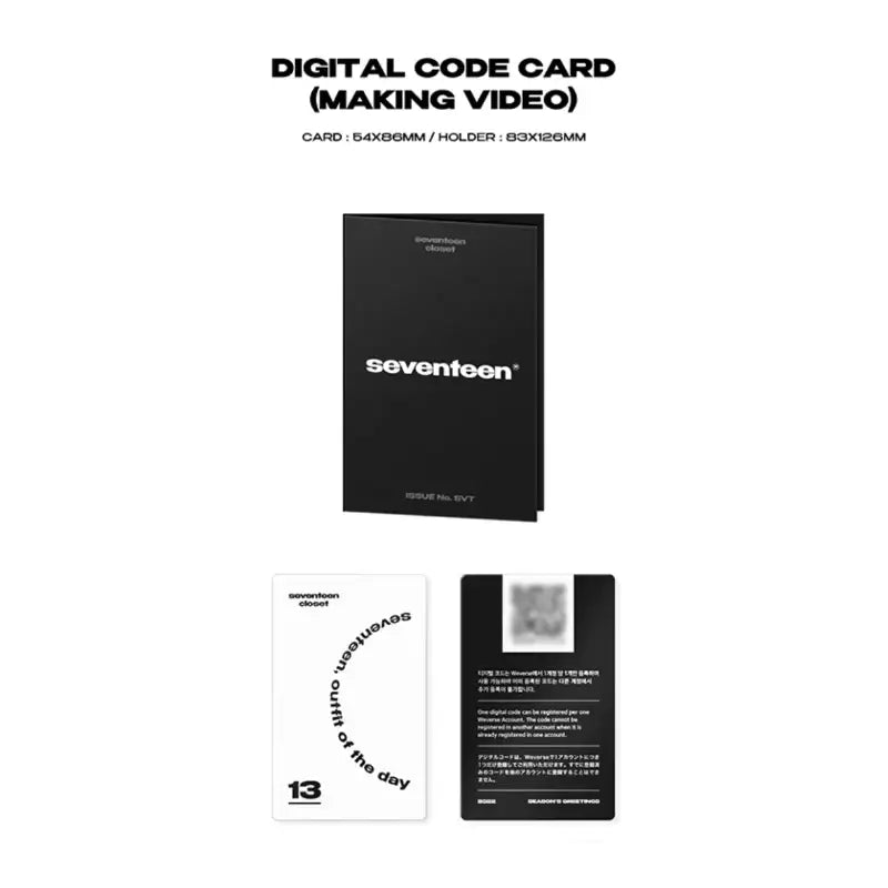 Seventeen - 2022 Season's Greetings & Wall Calendar - SEVENTEEN - Home & Living - Harumio