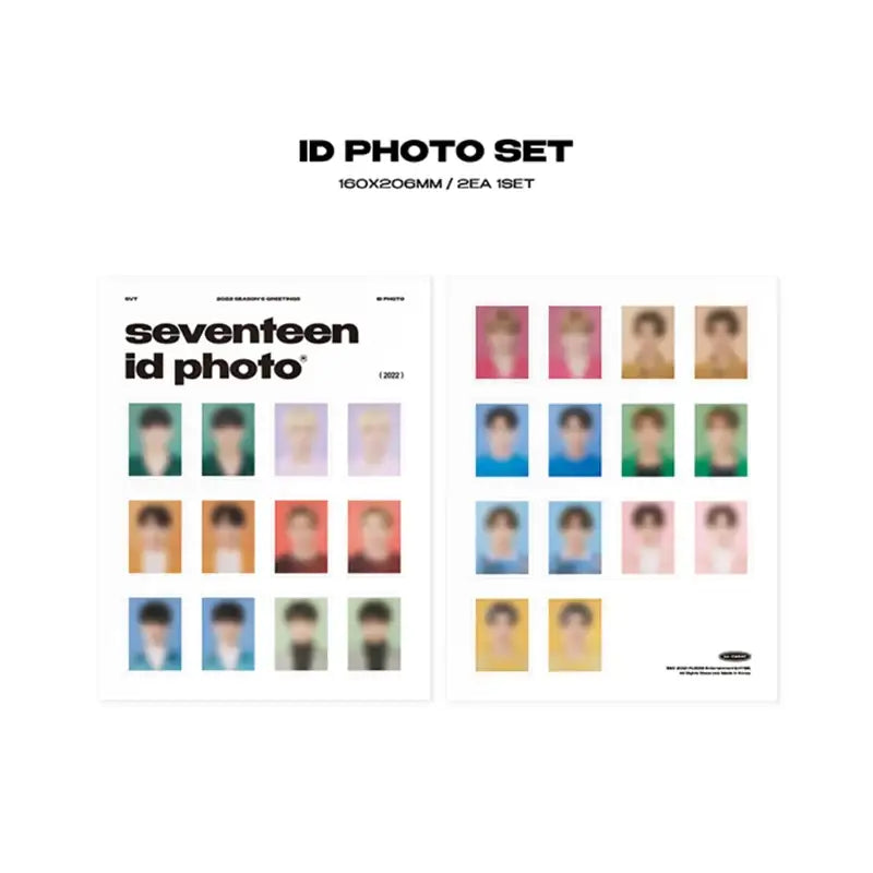 Seventeen - 2022 Season's Greetings & Wall Calendar - SEVENTEEN - Home & Living - Harumio