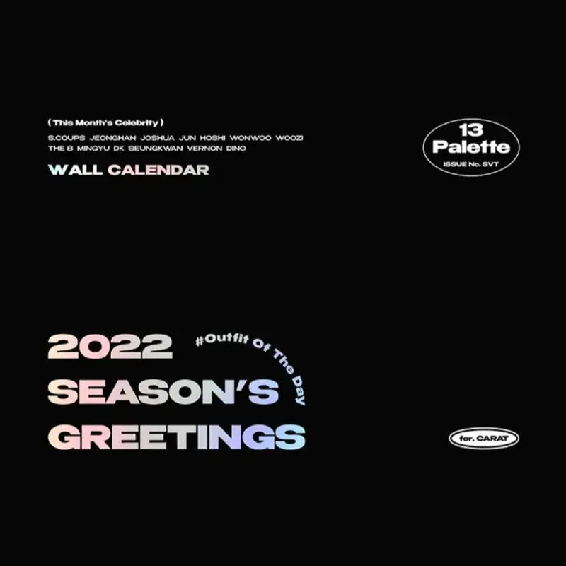 Seventeen - 2022 Season's Greetings & Wall Calendar - SEVENTEEN - Home & Living - Harumio