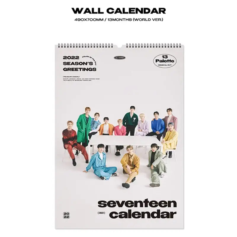 Seventeen - 2022 Season's Greetings & Wall Calendar - SEVENTEEN - Home & Living - Harumio