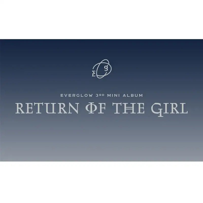 EVERGLOW - 3rd Mini Album - Return Of The Girl - EVERGLOW - Album - Harumio