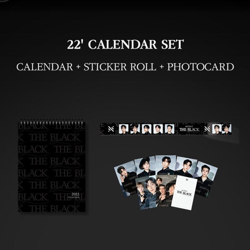 NU'EST - THE BLACK - 2022 Calendar Set