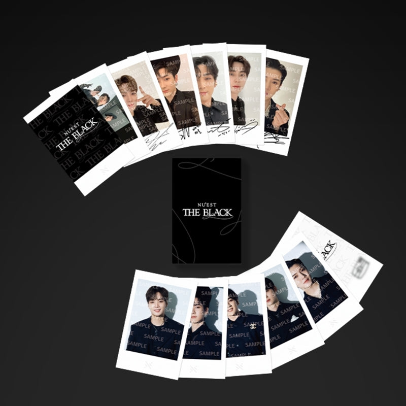 NU'EST - THE BLACK - Polaroid Card Set
