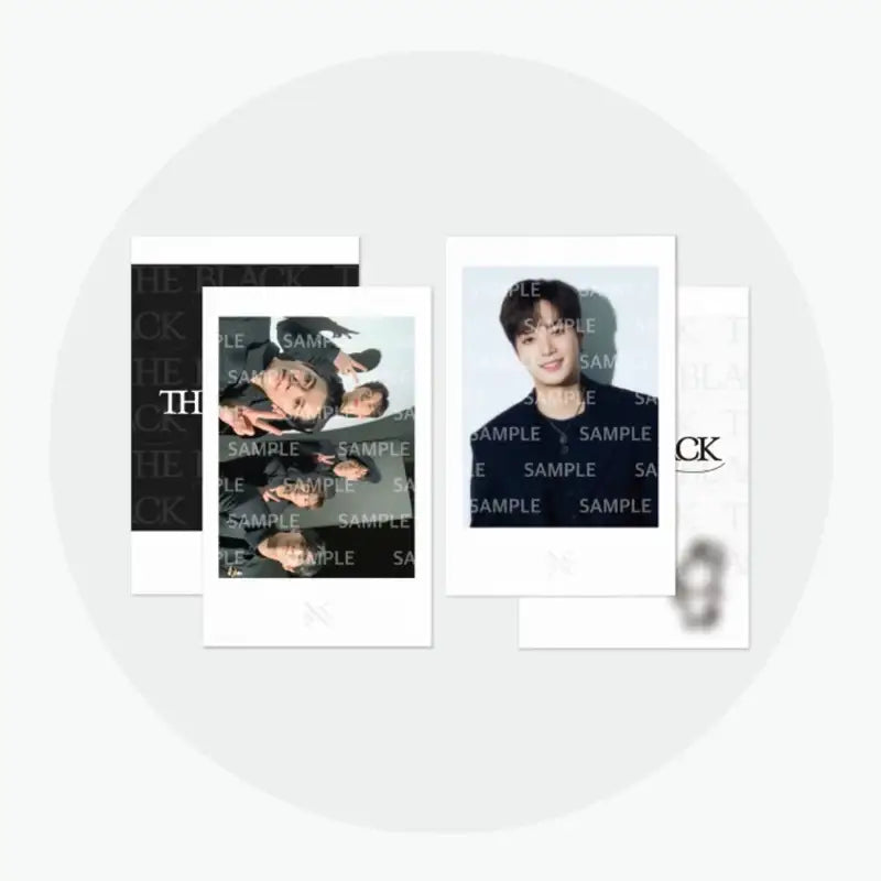 NU'EST - THE BLACK - Polaroid Card Set - NU'EST - Accessories - Harumio