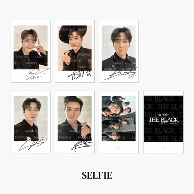 NU'EST - THE BLACK - Polaroid Card Set - NU'EST - Accessories - Harumio
