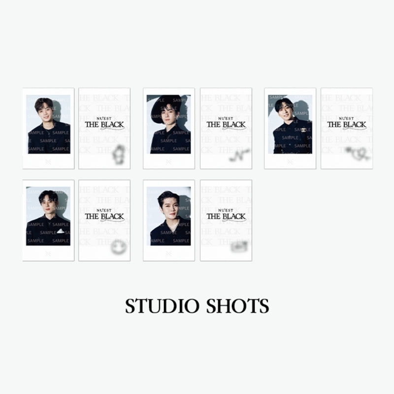 NU'EST - THE BLACK - Polaroid Card Set