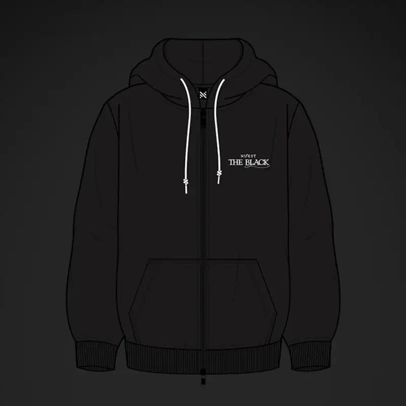 NU'EST - THE BLACK - Zip Up Hoodie - NU'EST - Accessories - Harumio