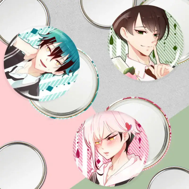 Excuse Me, but the World Will Be Gone for a While - White Day Round Pin Mirror - Webtoon Shop - Mirrors - Harumio