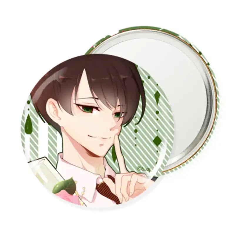 Excuse Me, but the World Will Be Gone for a While - White Day Round Pin Mirror - Webtoon Shop - Mirrors - Harumio