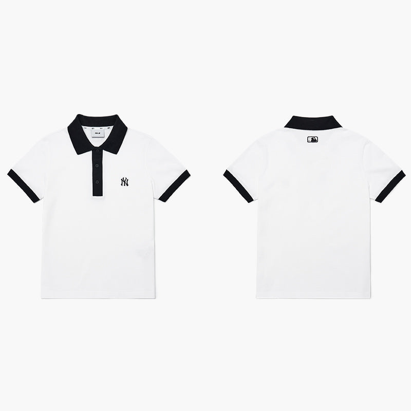 MLB Korea - Women's Basic Slim Fit Collar T-Shirt