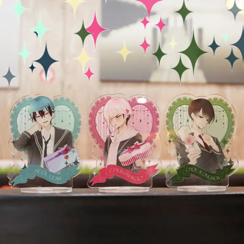 Excuse Me, but the World Will Be Gone for a While - White Day Webtoon Acrylic Stand - Webtoon Shop - Acrylic Stand - Harumio