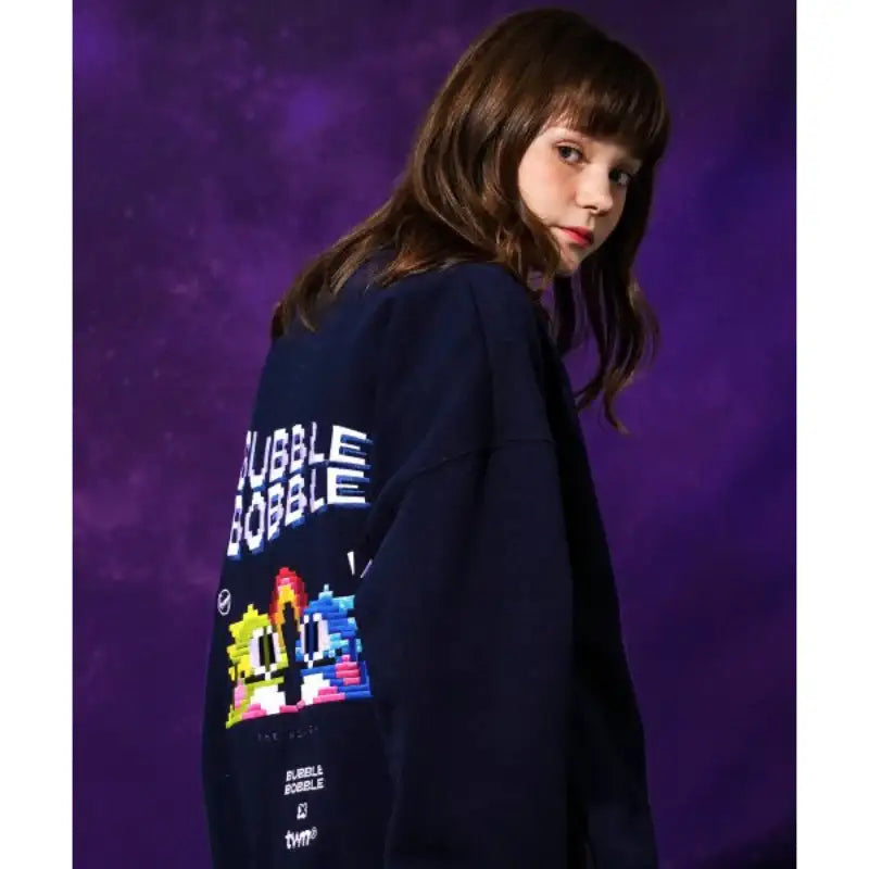 TWN x Bubble Bobble - Bubble Box Sweatshirt - TWN - Clothing - Harumio