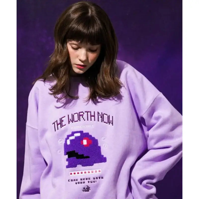 TWN x Bubble Bobble - Bubble Round Neck Sweater - TWN - Clothing - Harumio