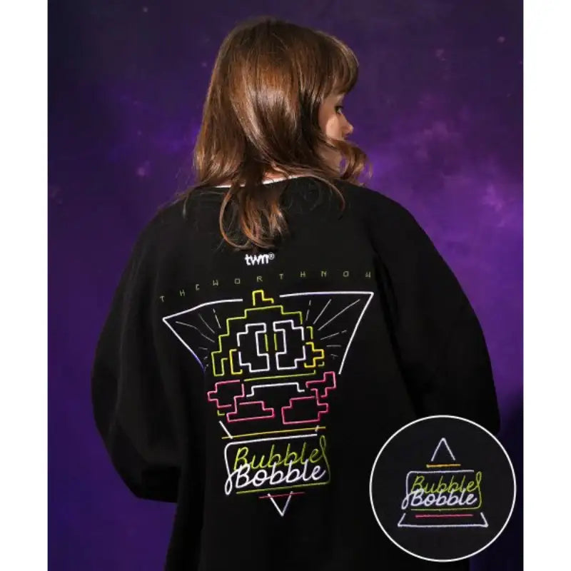 TWN x Bubble Bobble - Neon Bubble Sweater - TWN - Clothing - Harumio
