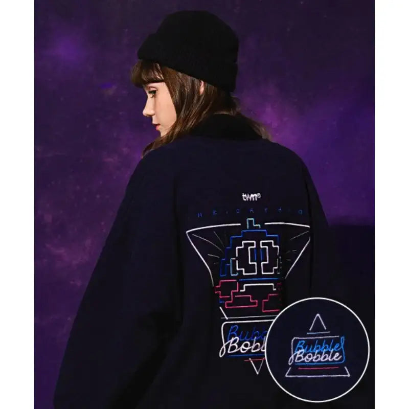 TWN x Bubble Bobble - Neon Bubble Sweater - TWN - Clothing - Harumio