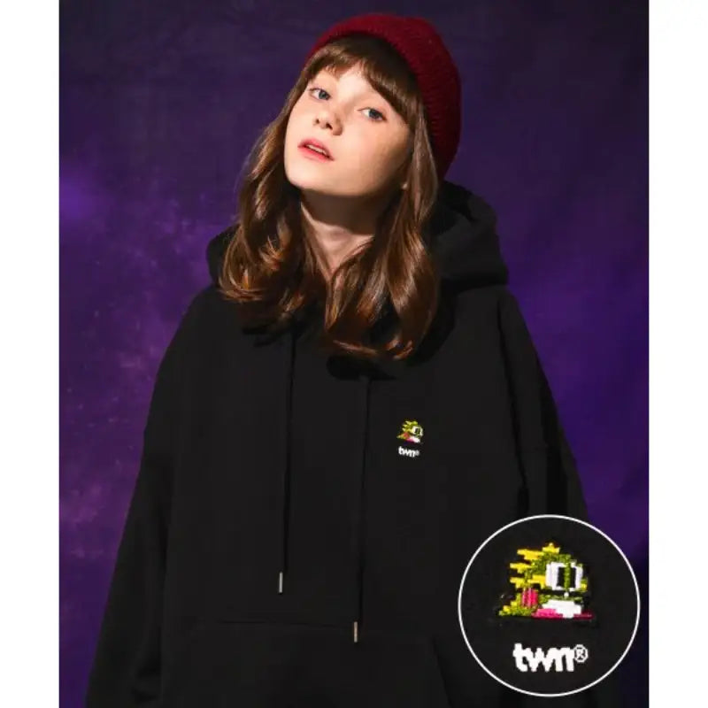 TWN x Bubble Bobble - Patch Hoodie - TWN - Clothing - Harumio