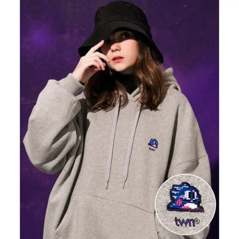 TWN x Bubble Bobble - Patch Hoodie - TWN - Clothing - Harumio