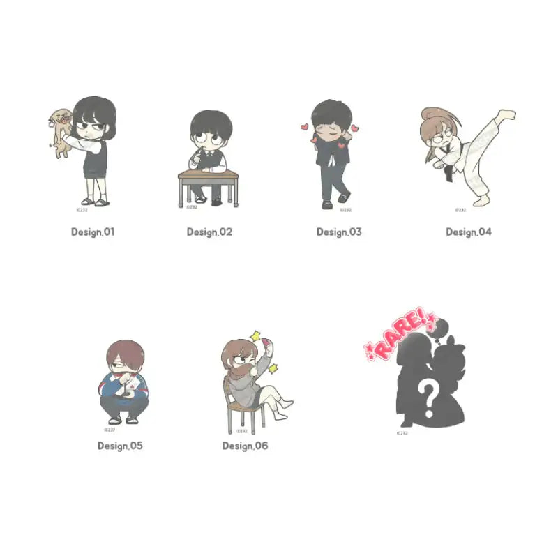 Love Revolution - Shiny Version Mini Acrylic Stand Ver.1 - Webtoon Shop - Acrylic Stand - Harumio