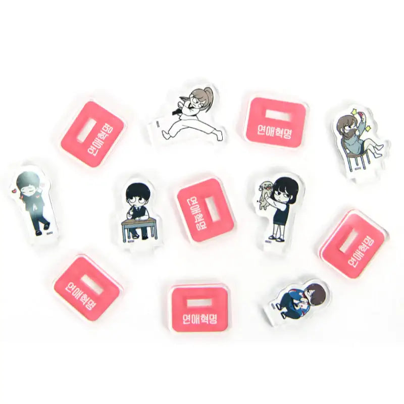 Love Revolution - Shiny Version Mini Acrylic Stand Ver.1 - Webtoon Shop - Acrylic Stand - Harumio
