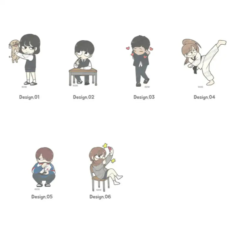 Love Revolution - Shiny Version Mini Acrylic Stand Ver.1 - Webtoon Shop - Acrylic Stand - Harumio