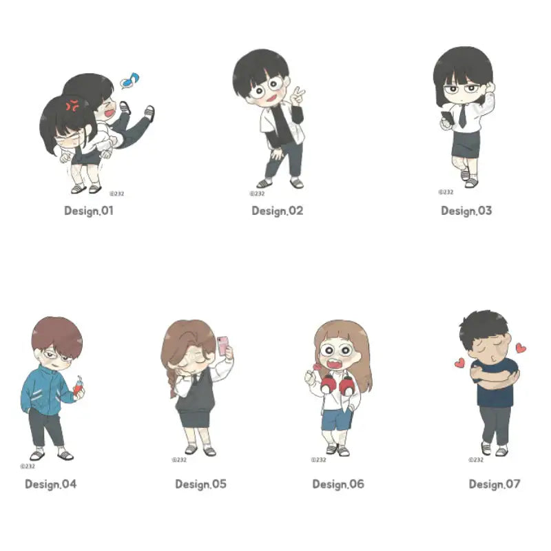 Love Revolution - Shiny Version Mini Acrylic Stand Ver.2 - Webtoon Shop - Acrylic Stand - Harumio