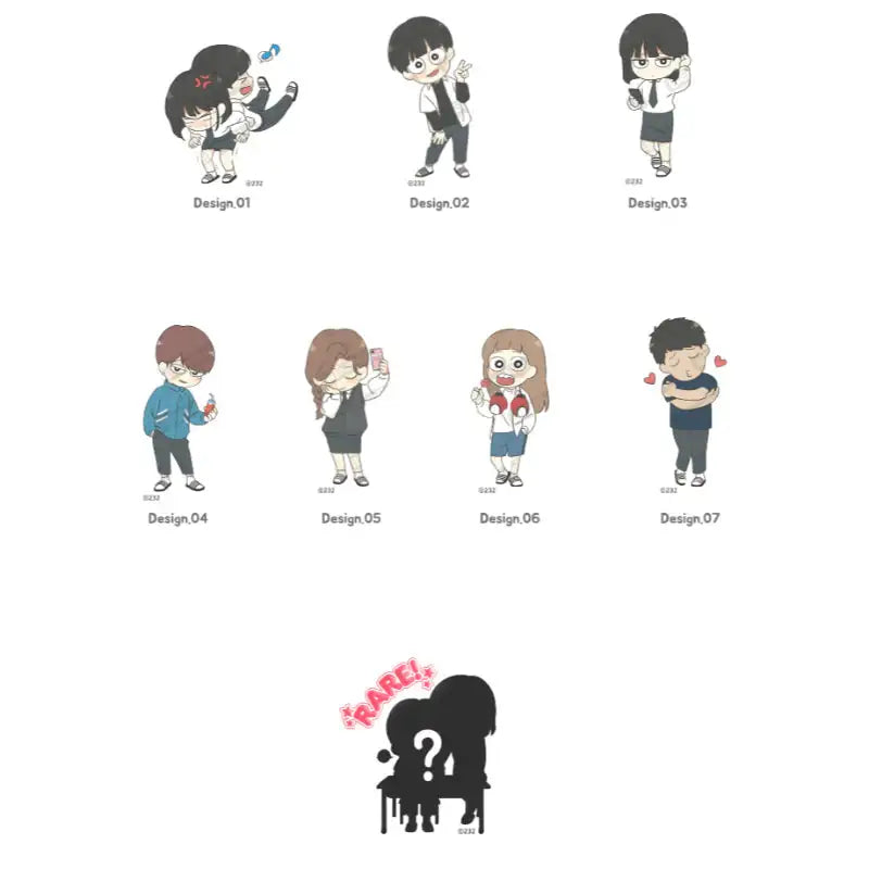 Love Revolution - Shiny Version Mini Acrylic Stand Ver.2 - Webtoon Shop - Acrylic Stand - Harumio