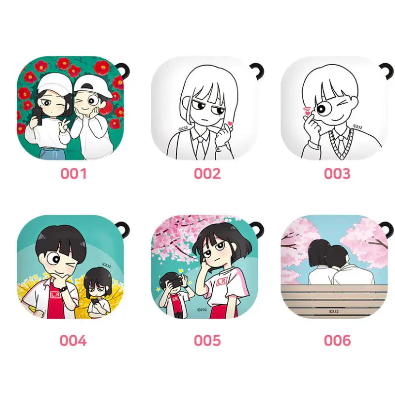 Love Revolution - Wireless Earphone Revolution Buds & Buds Plus/Live Case - Webtoon Shop - Buds Case - Harumio