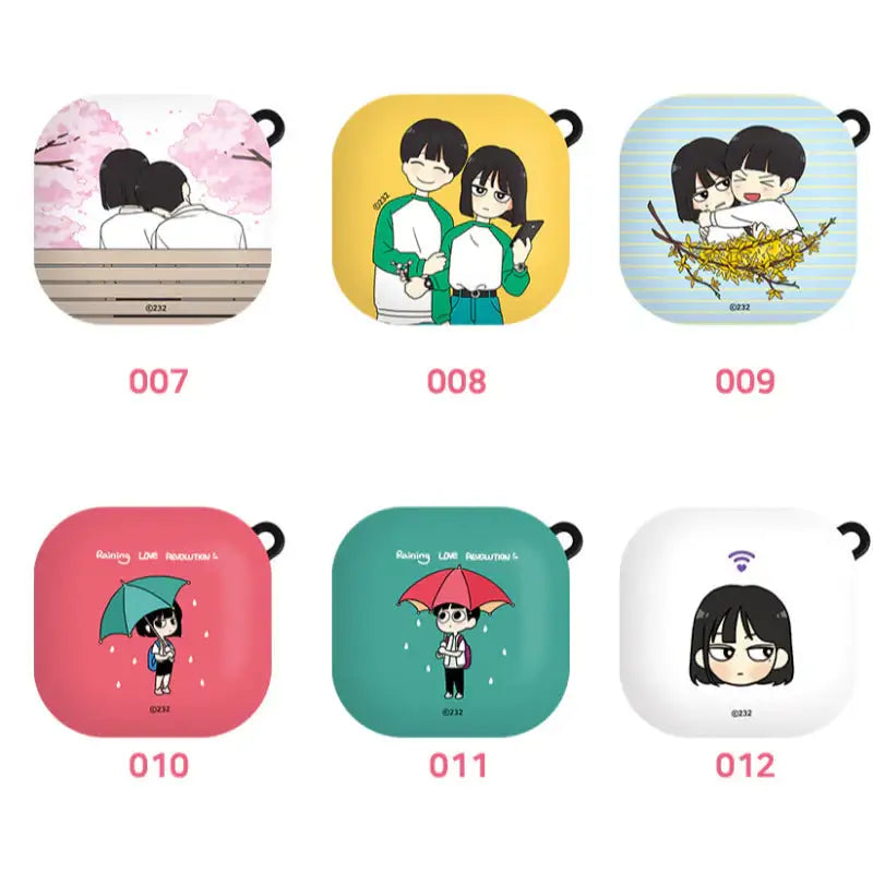 Love Revolution - Wireless Earphone Revolution Buds & Buds Plus/Live Case - Webtoon Shop - Buds Case - Harumio