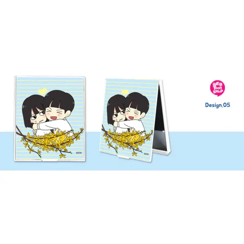 Love Revolution - Folding Square Mirrors - Webtoon Shop - Accessories - Harumio