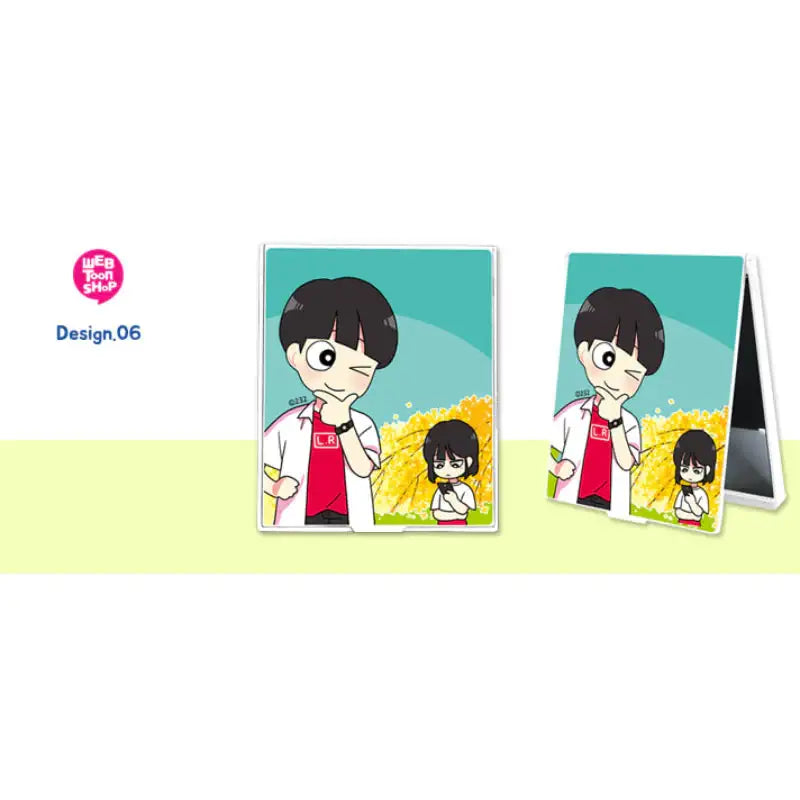 Love Revolution - Folding Square Mirrors - Webtoon Shop - Accessories - Harumio