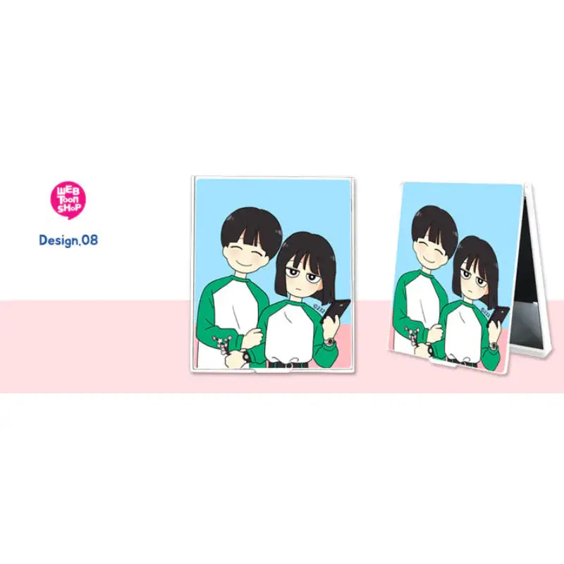 Love Revolution - Folding Square Mirrors - Webtoon Shop - Accessories - Harumio