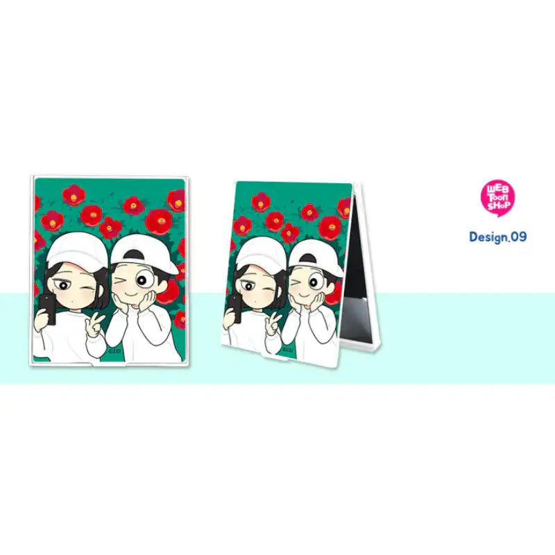 Love Revolution - Folding Square Mirrors - Webtoon Shop - Accessories - Harumio
