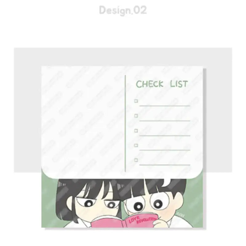 Love Revolution - Memo Pads - Webtoon Shop - Memo Pads - Harumio
