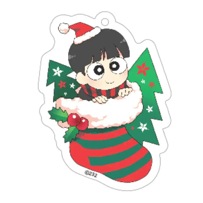 Love Revolution - 'Christmas' SD Acrylic Keyring - Webtoon Shop - Keyring - Harumio