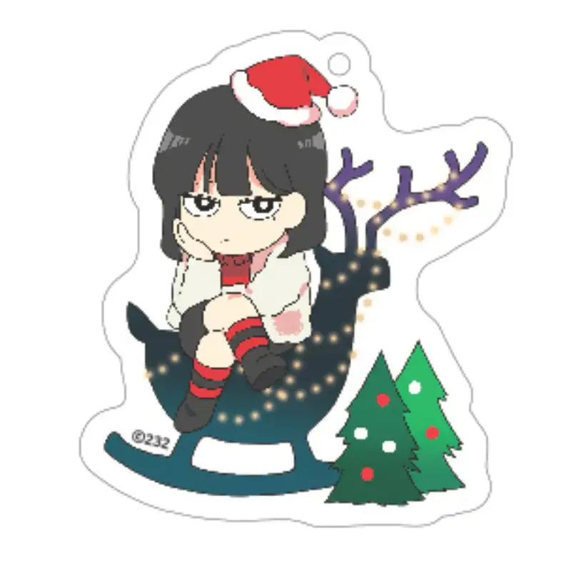 Love Revolution - 'Christmas' SD Acrylic Keyring - Webtoon Shop - Keyring - Harumio