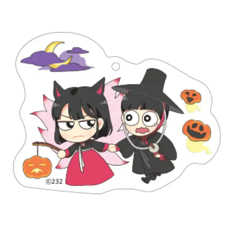 Love Revolution - 'Halloween' SD Acrylic Keyring - Webtoon Shop - Keyring - Harumio