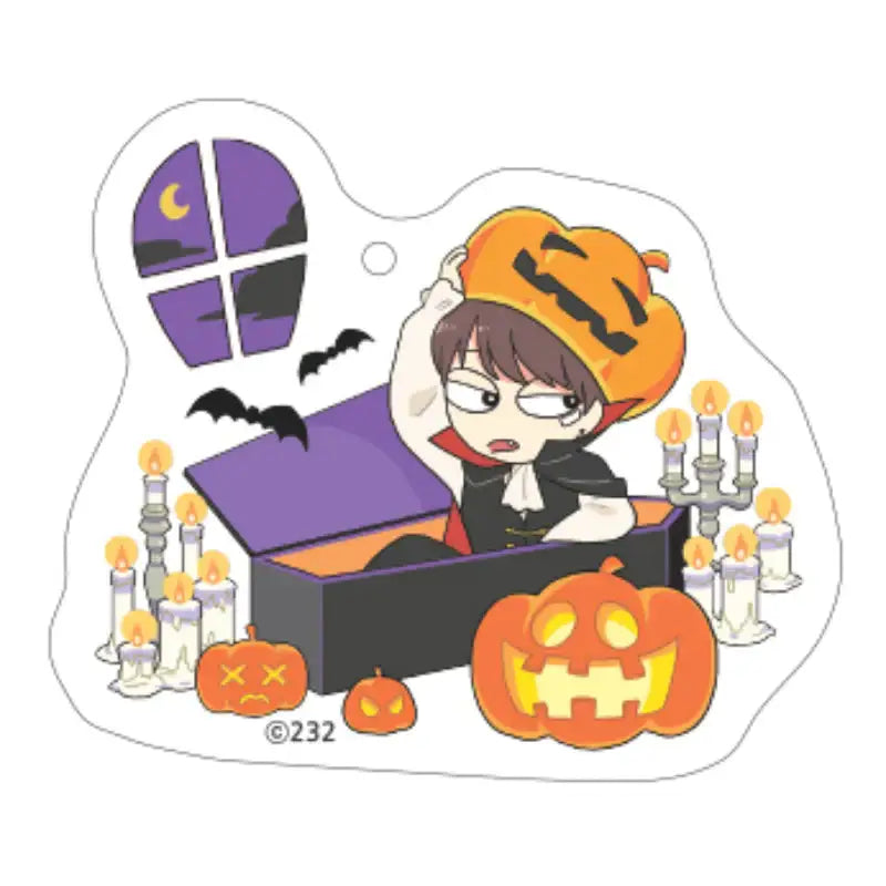 Love Revolution - 'Halloween' SD Acrylic Keyring - Webtoon Shop - Keyring - Harumio