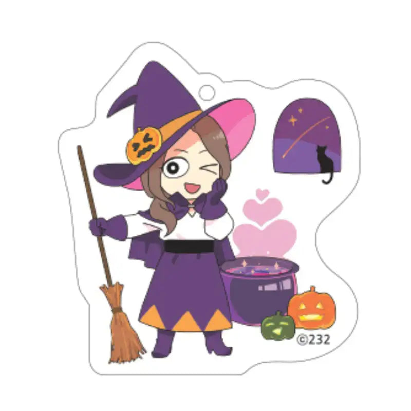 Love Revolution - 'Halloween' SD Acrylic Keyring - Webtoon Shop - Keyring - Harumio
